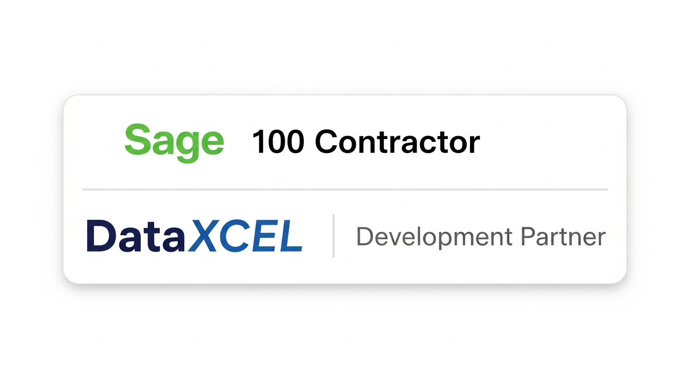 Sage 100 Contractor — DataXCEL Development Partner